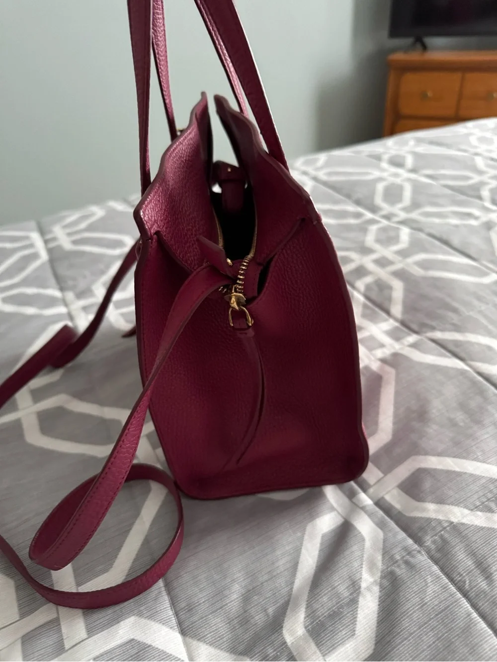 Salvatore Ferragamo structured leather